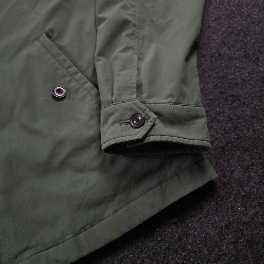Uniqlo Harrington Jacket Green Plaid Lined Full Zip Baracuta Bomber Men's Large - Picture 13 of 14